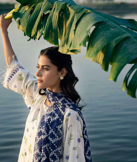 M.Basics Unstitched Eid-II Lawn'24 D#1A