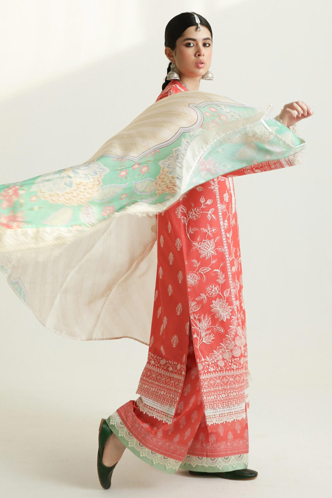 Zara Shahjahan Lawn Unstitched 2024 MAHI-1A
