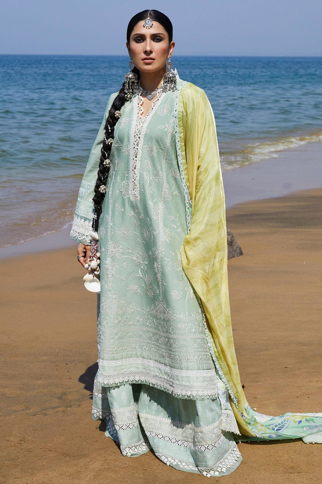 Zara Shahjahan Lawn Unstitched 2024 MAHI-1B