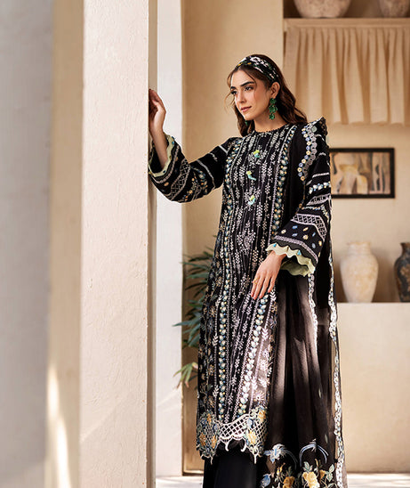 Maryam Hussain Luxury Lawn'25 (Dawn)