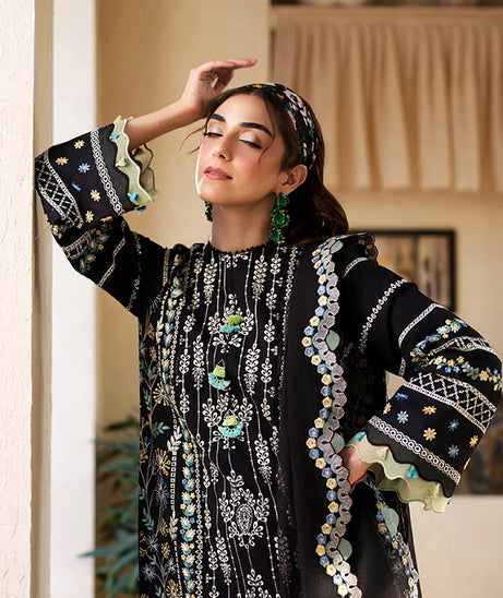 Maryam Hussain Luxury Lawn'25 (Dawn)