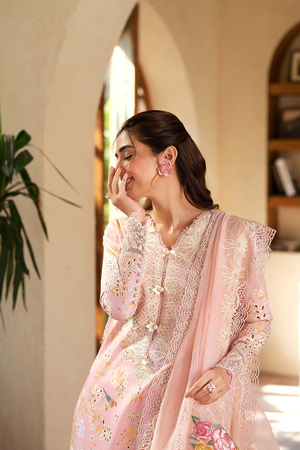 Maryam Hussain Luxury Lawn'25 (Dimple)