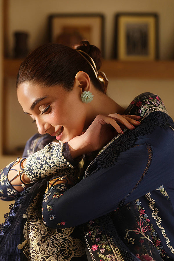 Maryam Hussain Luxury Lawn'25 (Twlight)