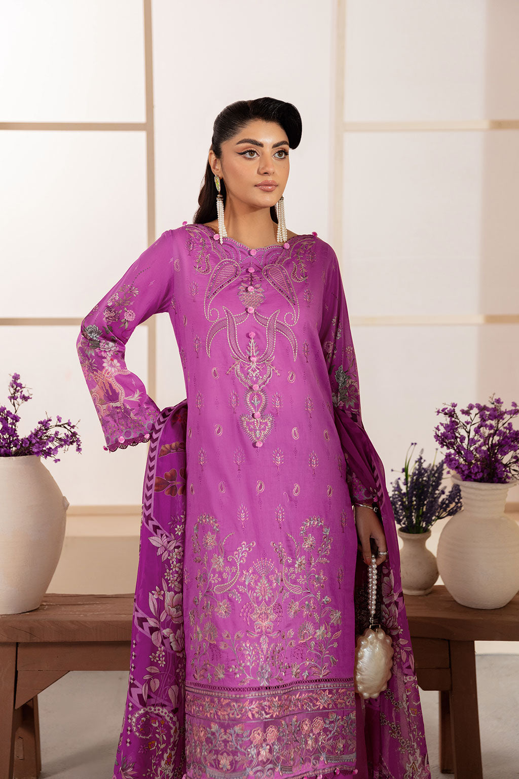 Ramsha Mashaal L/Lawn'25 Vol-13 D#1312