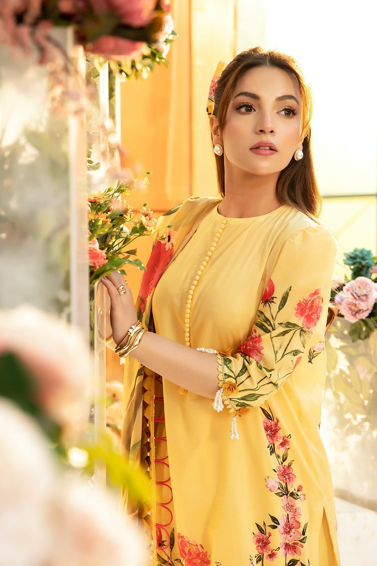 M Basic Unstitched Lawn`25 D#1-A
