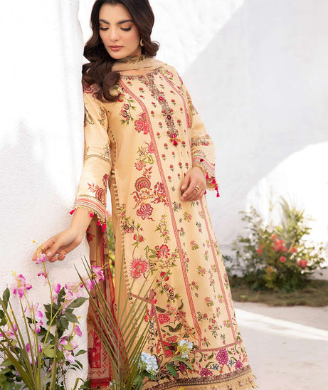M Basic Unstitched Lawn`25 D#5-A