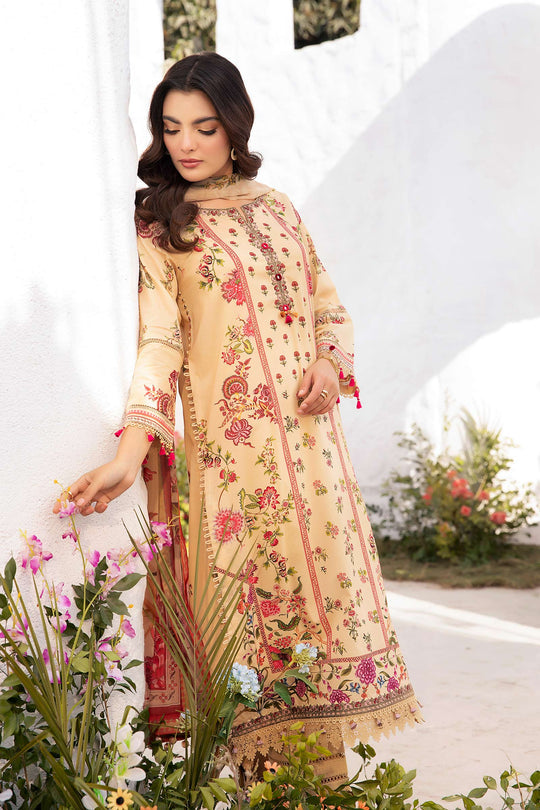 M Basic Unstitched Lawn`25 D#5-A