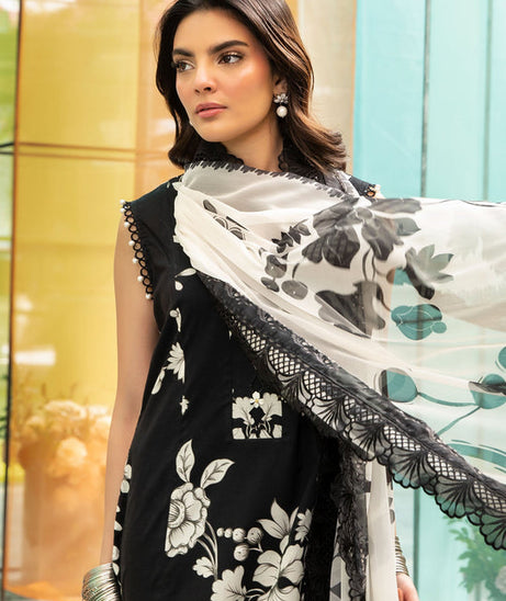 M Basic Unstitched Lawn`25 D#6-B
