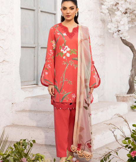 M Basic Unstitched Lawn`25 D#7-B
