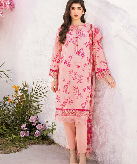 M Basic Unstitched Lawn`25 D#9-A