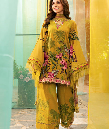 M Basic Unstitched Lawn`25 D#10-A