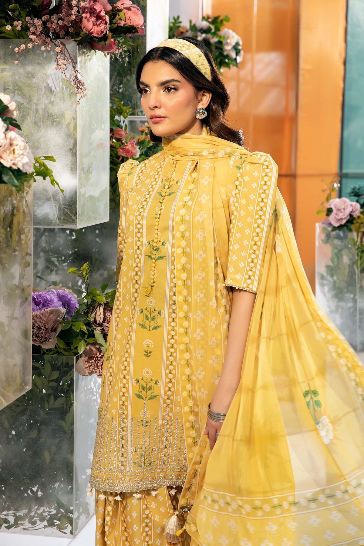 M Basic Unstitched Lawn`25 D#11-A