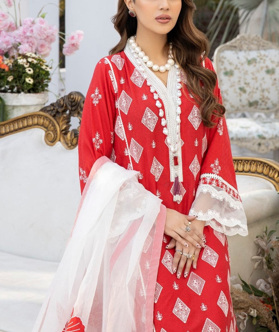 Mohagni Emb Dobby Lawn`23 MGZ#2