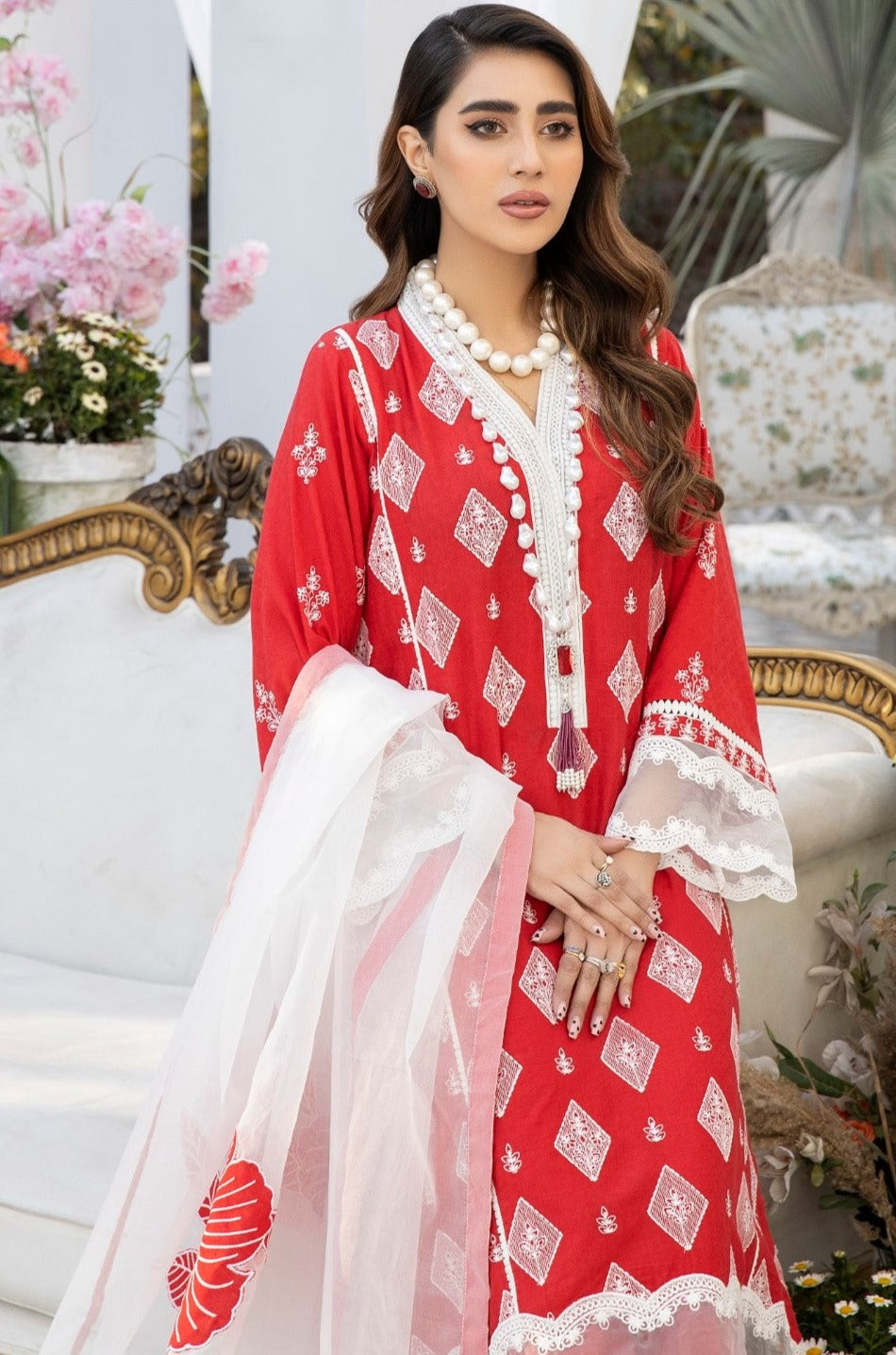 Mohagni Emb Dobby Lawn`23 MGZ#2