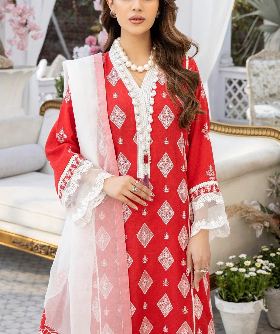 Mohagni Emb Dobby Lawn`23 MGZ#2