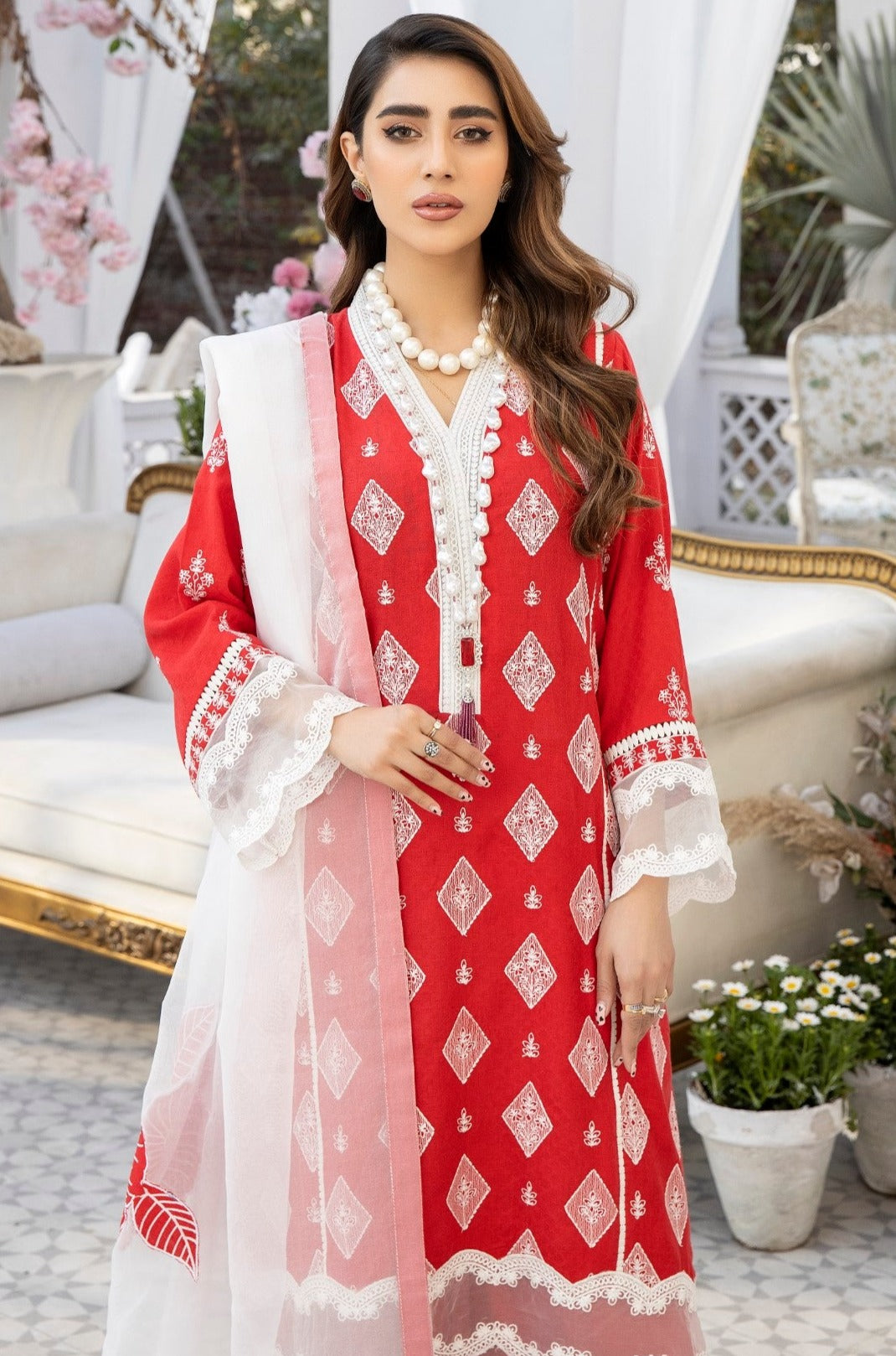 Mohagni Emb Dobby Lawn`23 MGZ#2