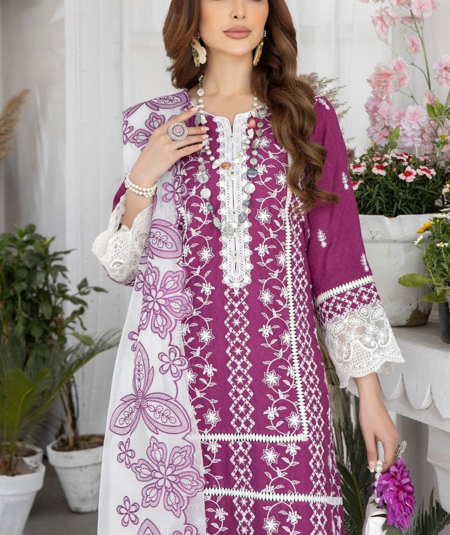 Mohagni Emb Dobby Lawn`23 MGZ#3