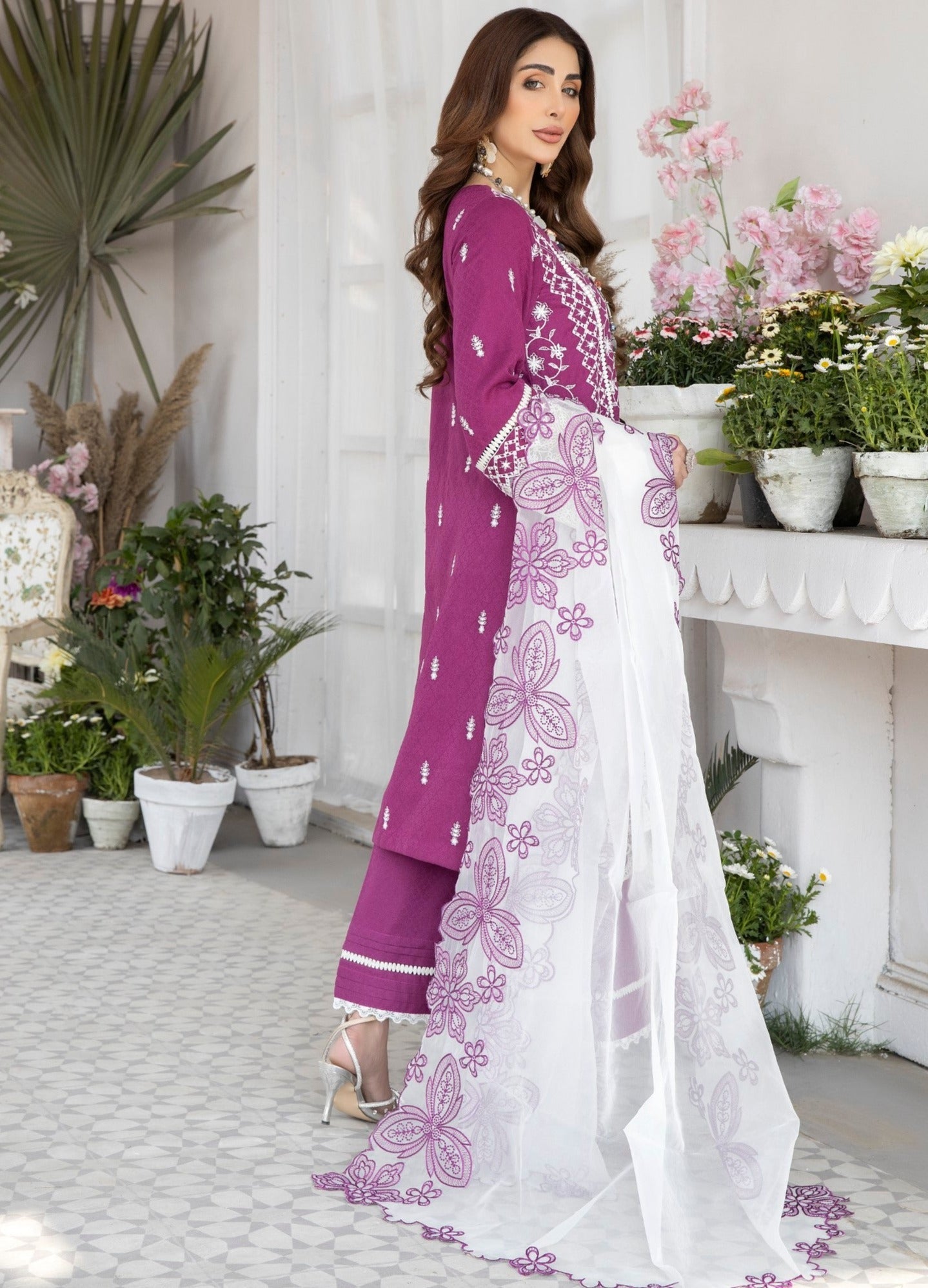 Mohagni Emb Dobby Lawn`23 MGZ#3