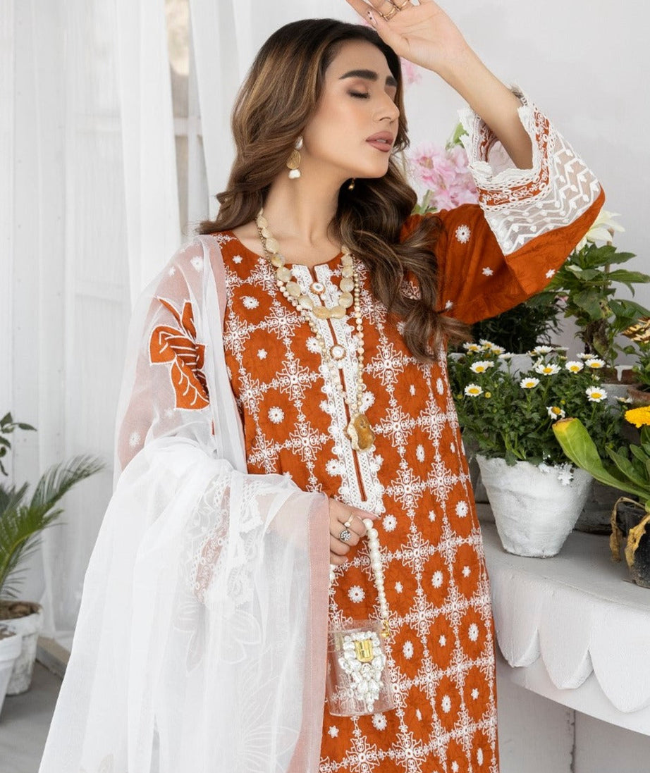 Mohagni Emb Dobby Lawn`23 MGZ#4