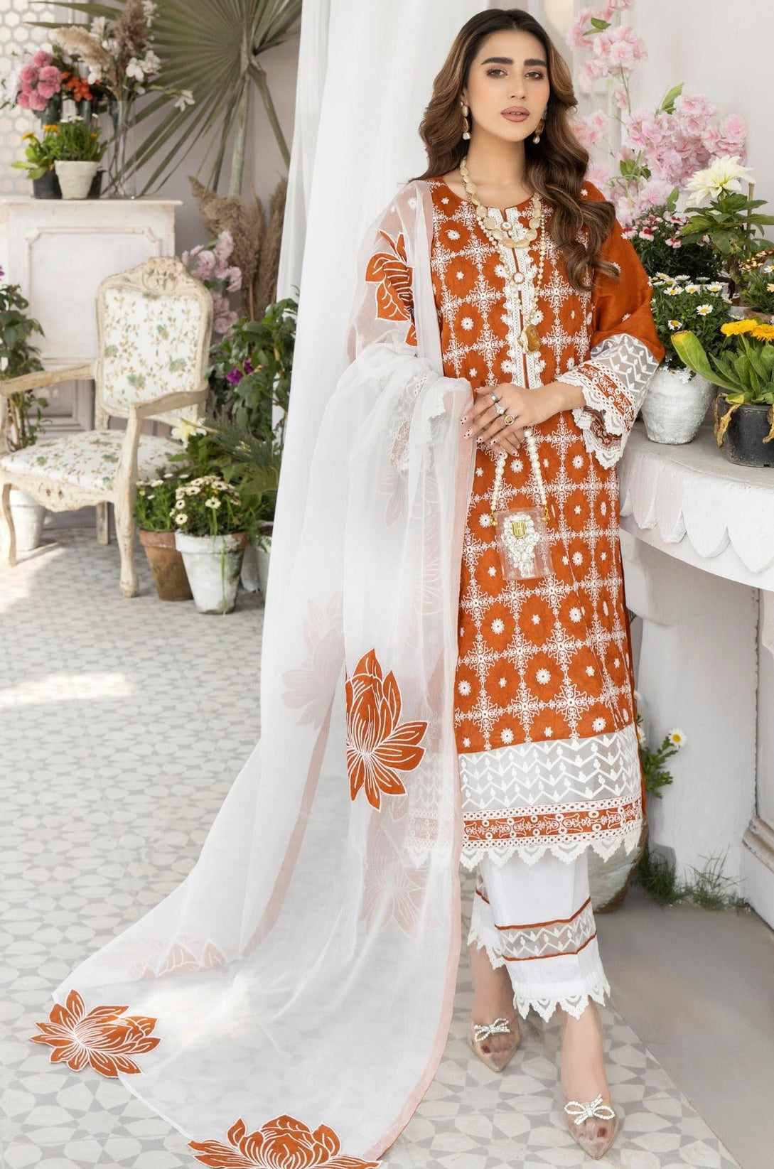 Mohagni Emb Dobby Lawn`23 MGZ#4