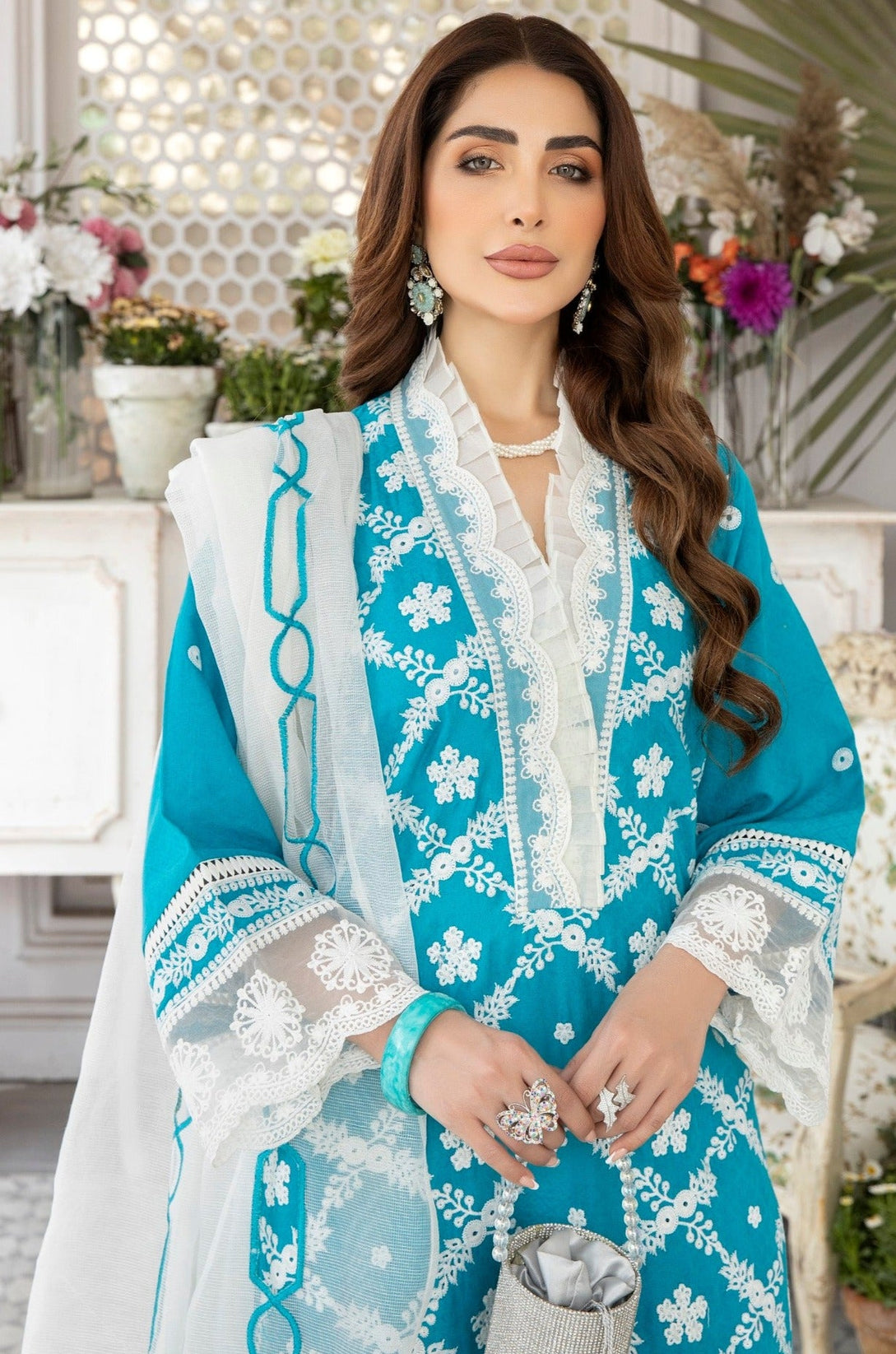 Mohagni Emb Dobby Lawn`23 MGZ#5