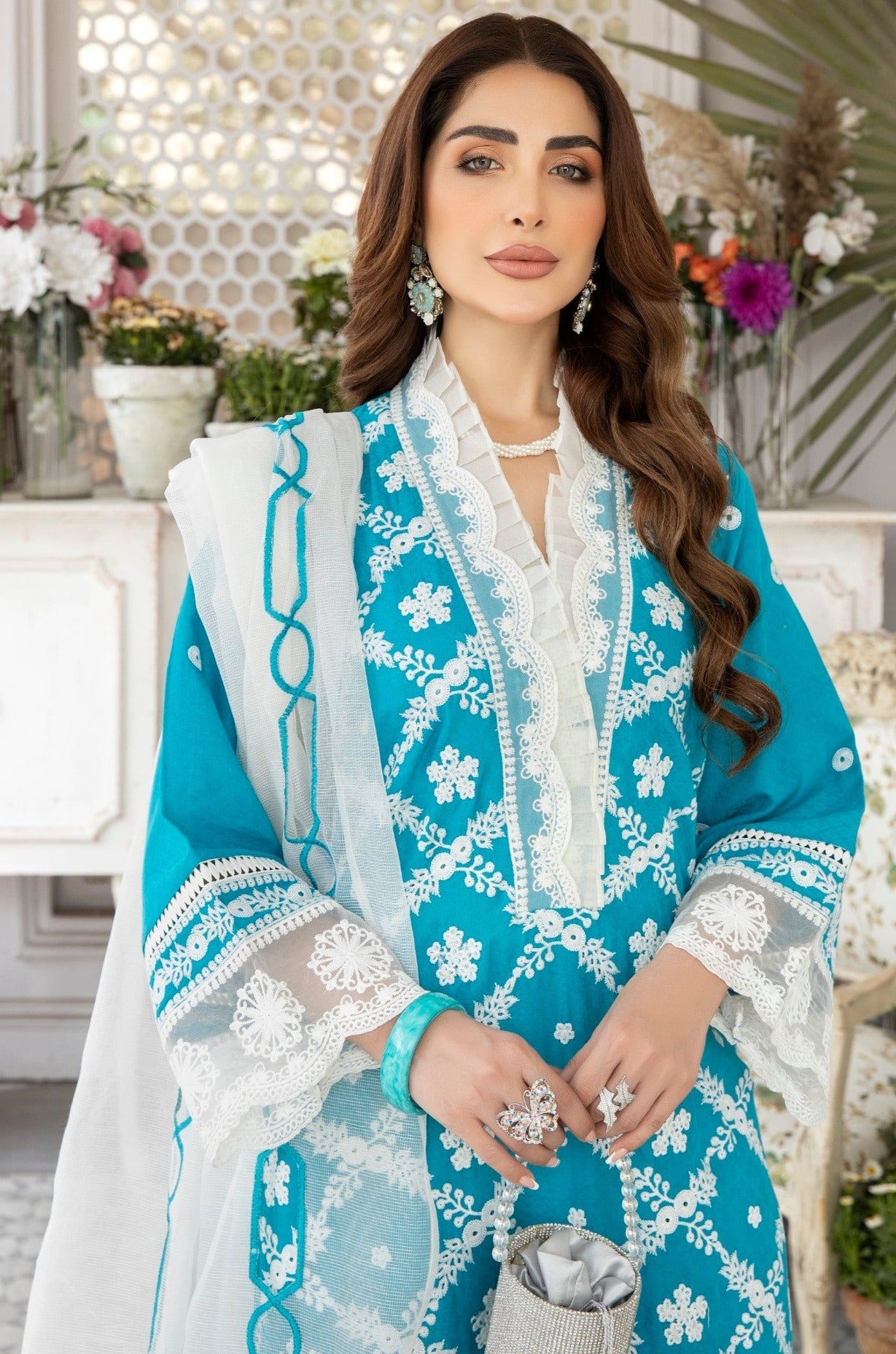 Mohagni Emb Dobby Lawn`23 MGZ#5