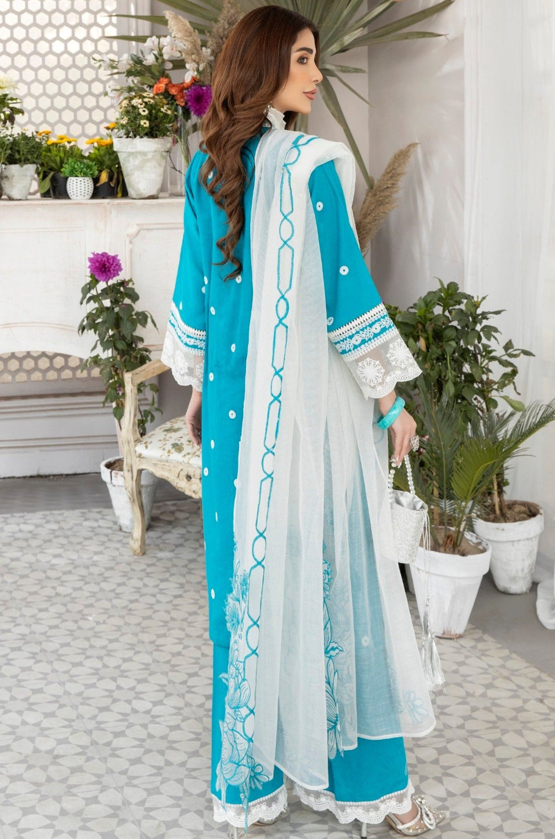 Mohagni Emb Dobby Lawn`23 MGZ#5