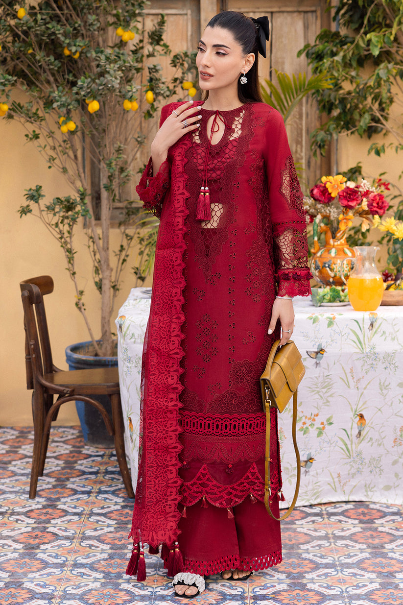 Saad Shaikh Lamour Lawn'24 (Rose)