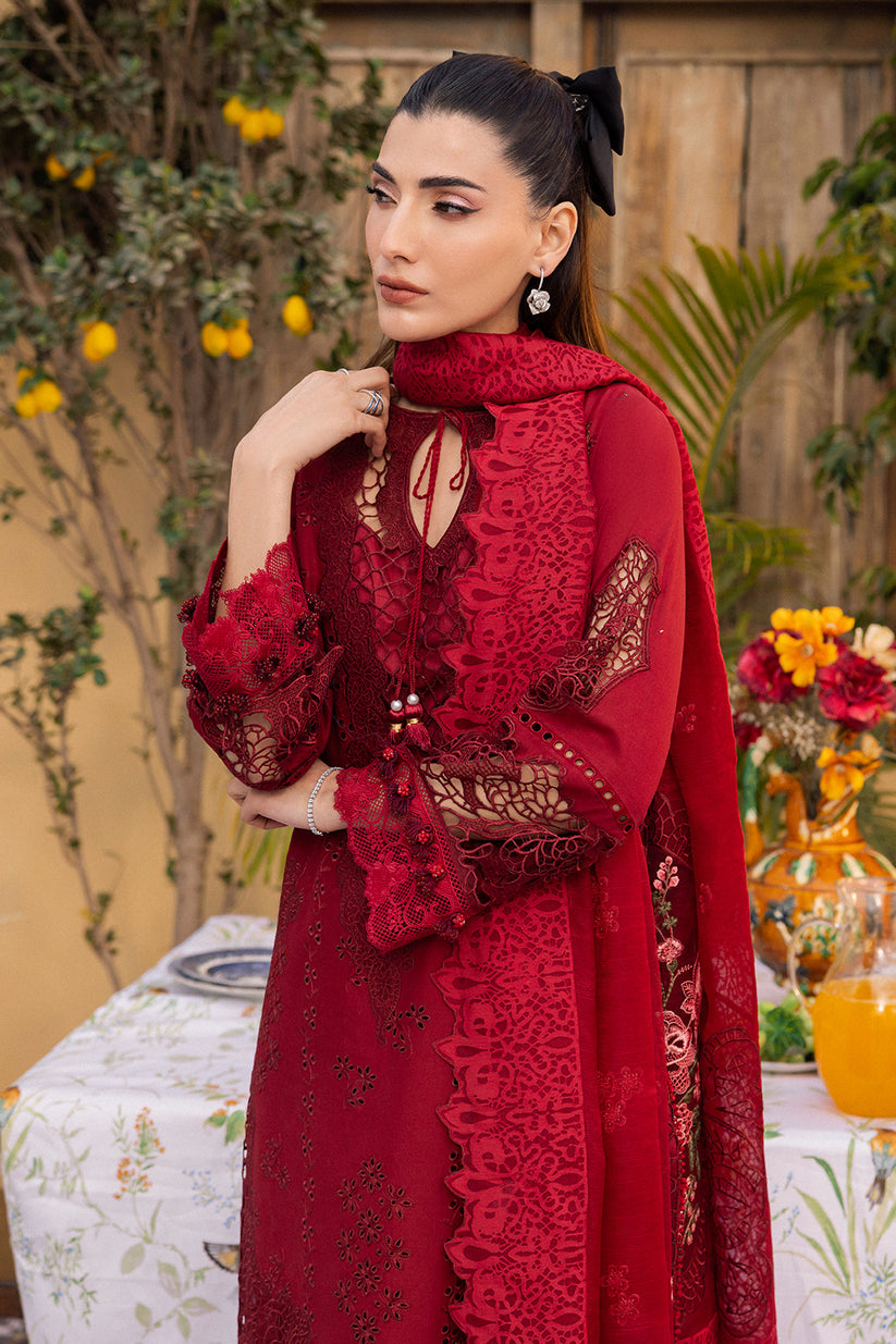 Saad Shaikh Lamour Lawn'24 (Rose)