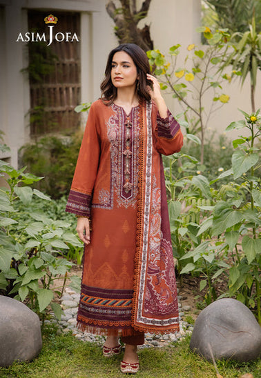 Asim Jofa D/Print Lawn'24 AJBU#01
