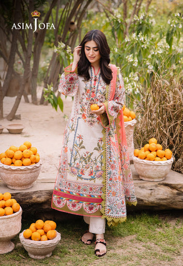 Asim Jofa D/Print Lawn'24 AJBU#08