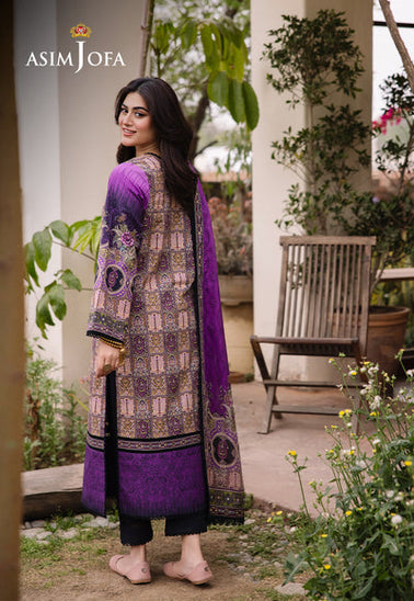 Asim Jofa D/Print Lawn'24 AJBU#07