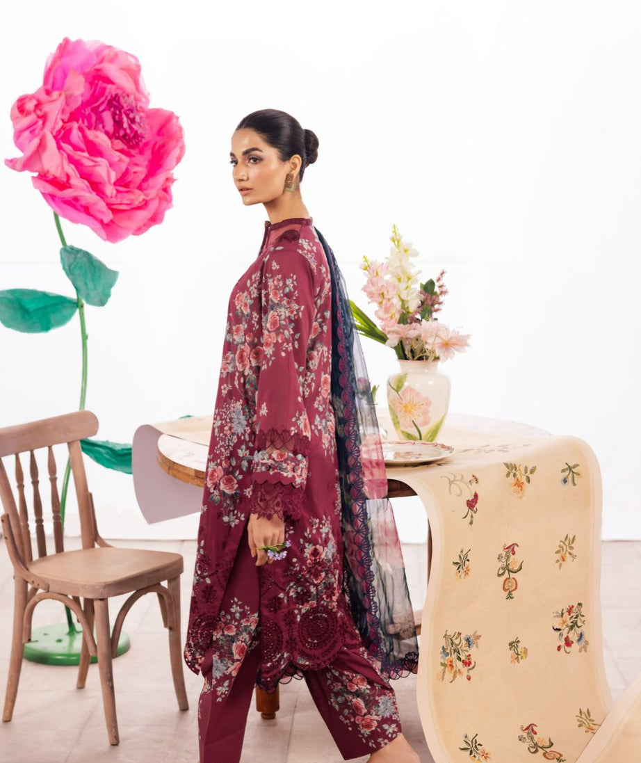 Iznik Dahlia Emb Lawn`24 DL#11