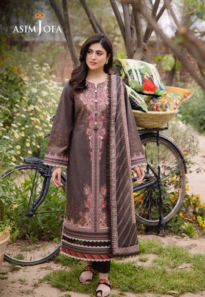 Asim Jofa D/Print Lawn'24 AJBU#06