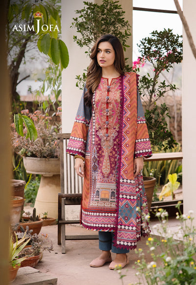 Asim Jofa D/Print Lawn'24 AJBU#10