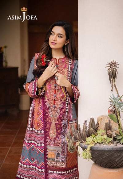 Asim Jofa D/Print Lawn'24 AJBU#10