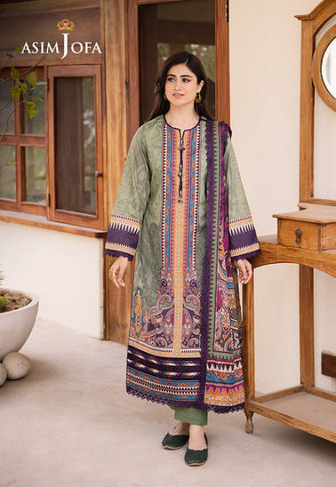 Asim Jofa D/Print Lawn'24 AJBU#13