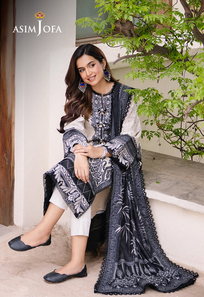 Asim Jofa D/Print Lawn'24 AJBU#17