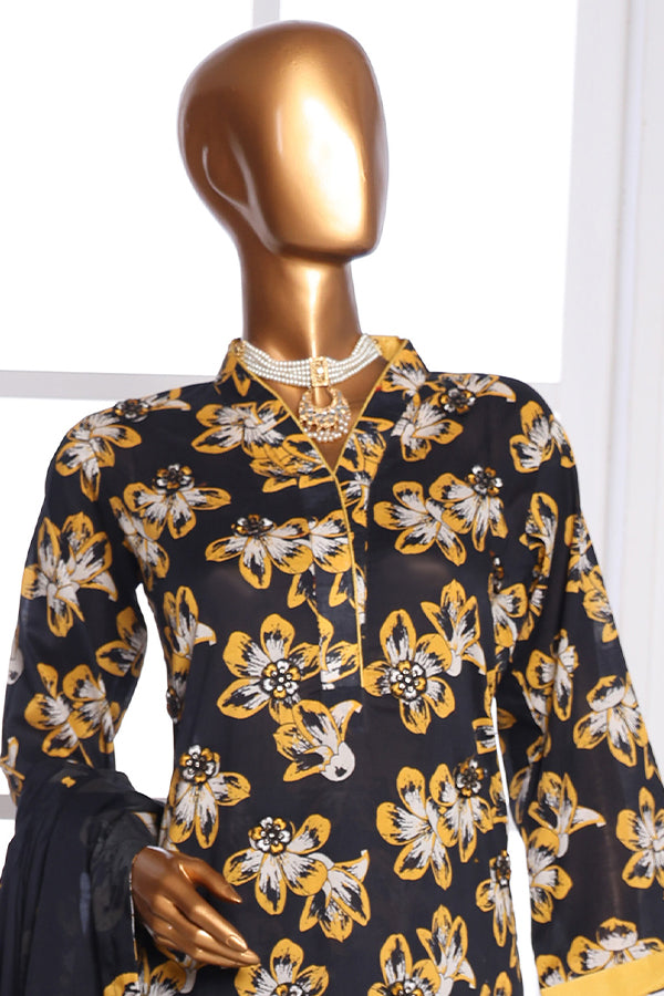 Mi Creation Daman Kari Lawn'25 (Black)