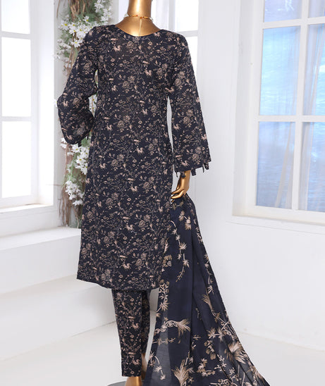 Mi Creation Daman Kari Lawn'25 (Blue)