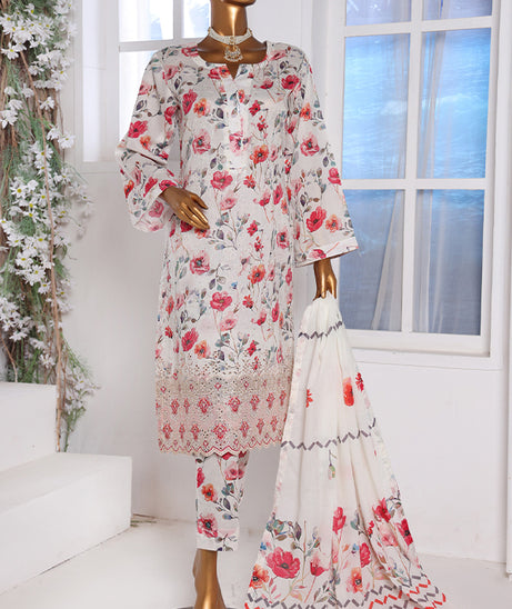 Mi Creation Daman Kari Lawn'25 (Fawn)