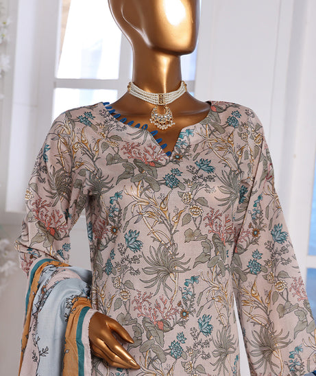 Mi Creation Daman Kari Lawn'25 (L Brown)