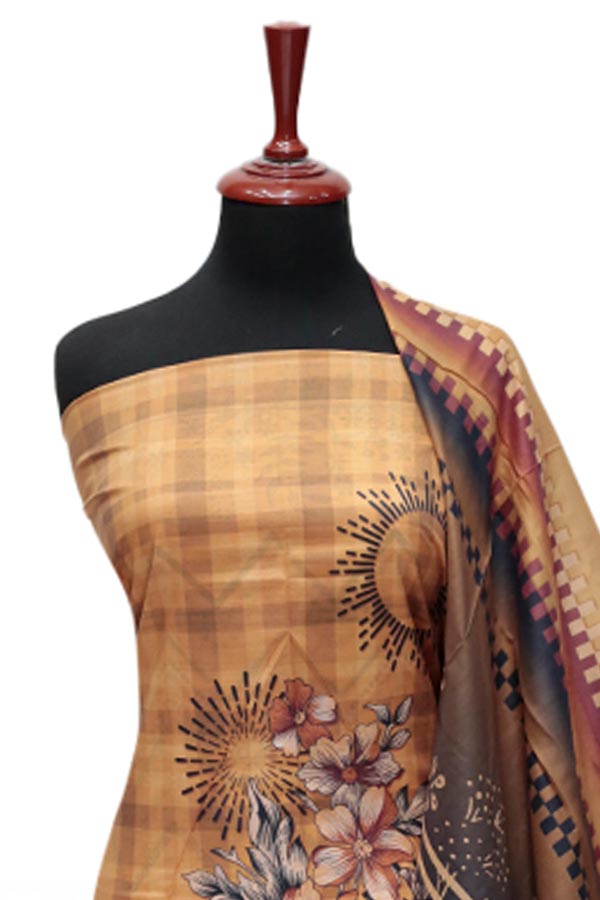 MI Creation Print Lawn '24 Mustard