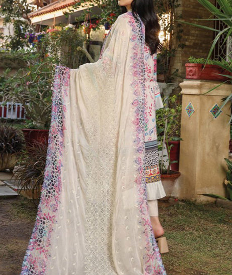Mi Creation Dhagakari Lawn'24 (Fawn)