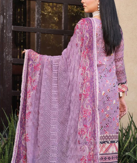 Mi Creation Dhagakari Lawn'24 (Purple)