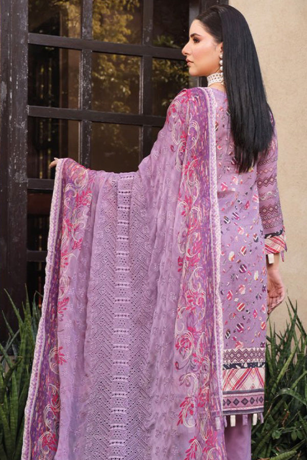 Mi Creation Dhagakari Lawn'24 (Purple)