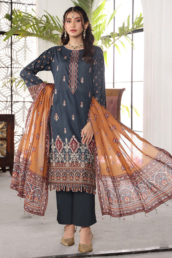 Mi Creation Pehnawni Lawn'24 (Blue)