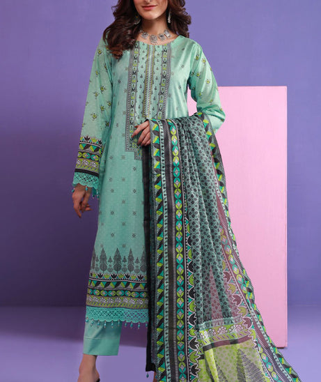 Mi Creation Rameen Lawn'24 (Ferozi)