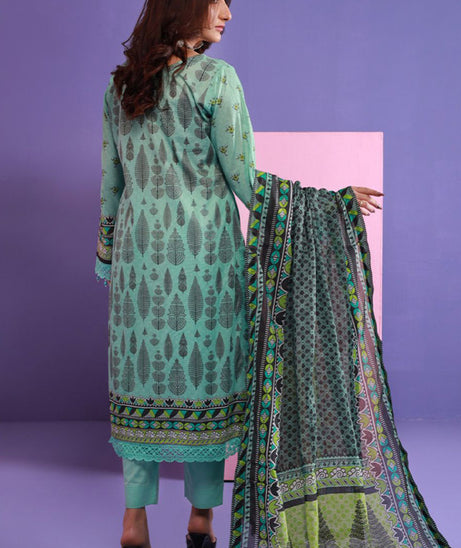 Mi Creation Rameen Lawn'24 (Ferozi)
