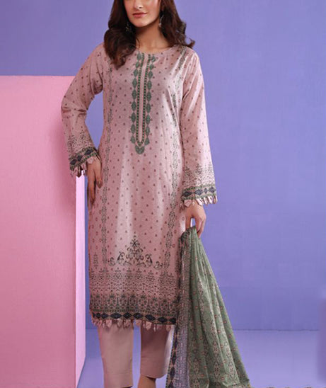 Mi Creation Rameen Lawn'24 (LT Pink)